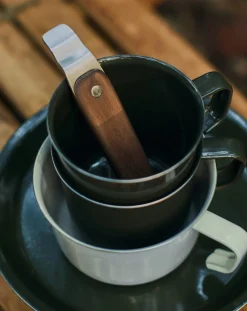 Kinto Tasses, Théières-Tasse en émail Foris Vert forêt