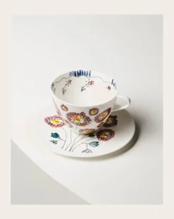 Serax Tasses, Théières-Tasse et sous-tasse à Café Anemone, for Marni - Set de 2 Milk
