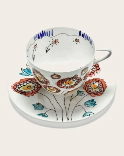 Serax Tasses, Théières-Tasse et sous-tasse à Café Anemone, for Marni - Set de 2 Milk