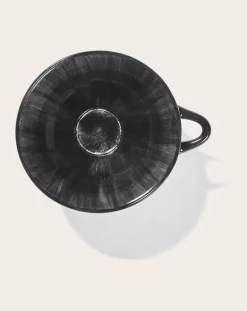 Serax Tasses, Théières-Tasses en céramique Ann Demeulemeester - Set de 2 Noir