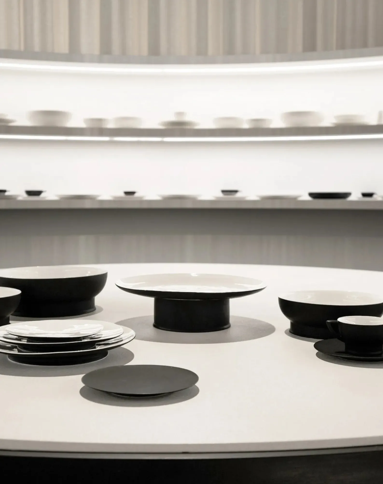 Serax Tasses, Théières-Tasses en porcelaine, Ann Demeulemeester - Set de 2 Noir