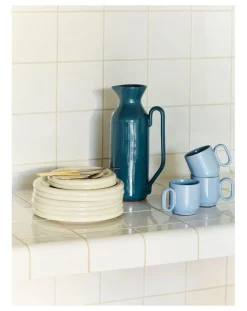 Hay Tasses, Théières-Tasses en terracotta Barro - Set de 2, Rui Pereira Bleu ciel