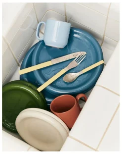 Hay Tasses, Théières-Tasses en terracotta Barro - Set de 2, Rui Pereira Bleu ciel