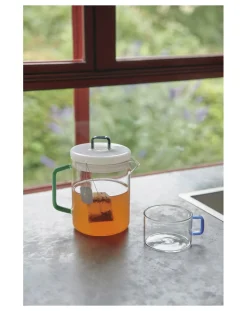Hay Tasses, Théières-Tasses en verre Brew - Set de 2 Bleu ciel