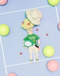 The Furry Folks Accessoires Animaux-Tennis Hooman digging toy Vert