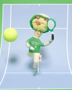 The Furry Folks Accessoires Animaux-Tennis Hooman digging toy Vert