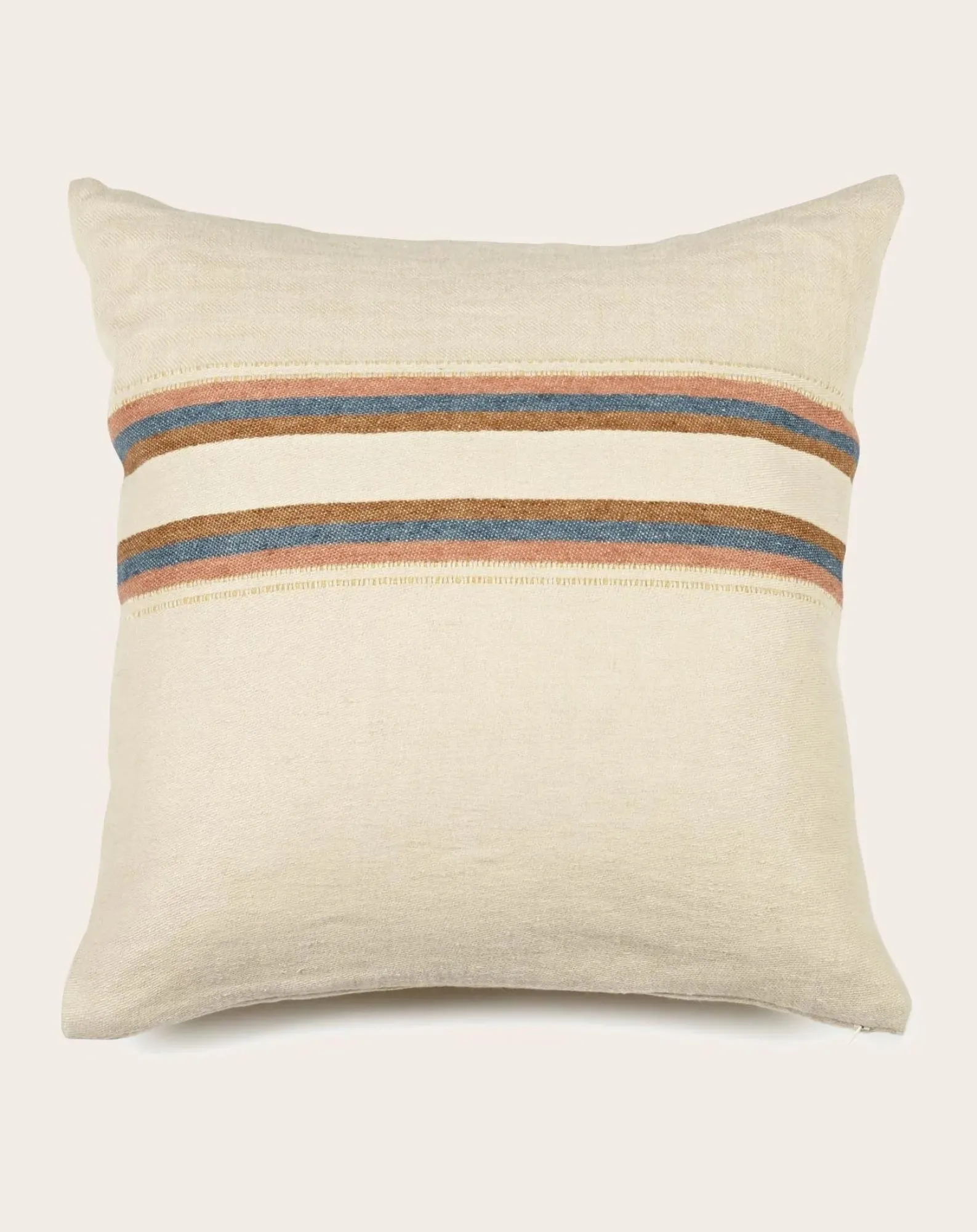 Libeco Coussins|Coussins-The Belgian Cushion Cover - 50 x 50cm Ecru