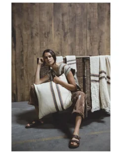 Libeco Coussins|Coussins-The Belgian Cushion Cover - 50 x 50cm Ecru