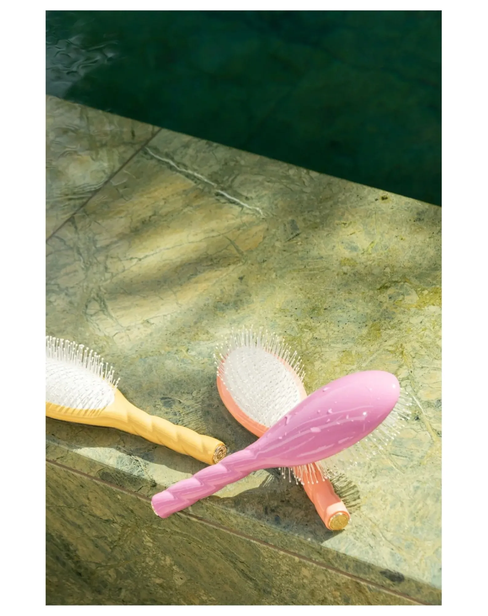 La Bonne Brosse Brosses, Peignes|Soins Des Cheveux-The Miracle N°4 Hairbrush - Detangling & Massaging Jaune