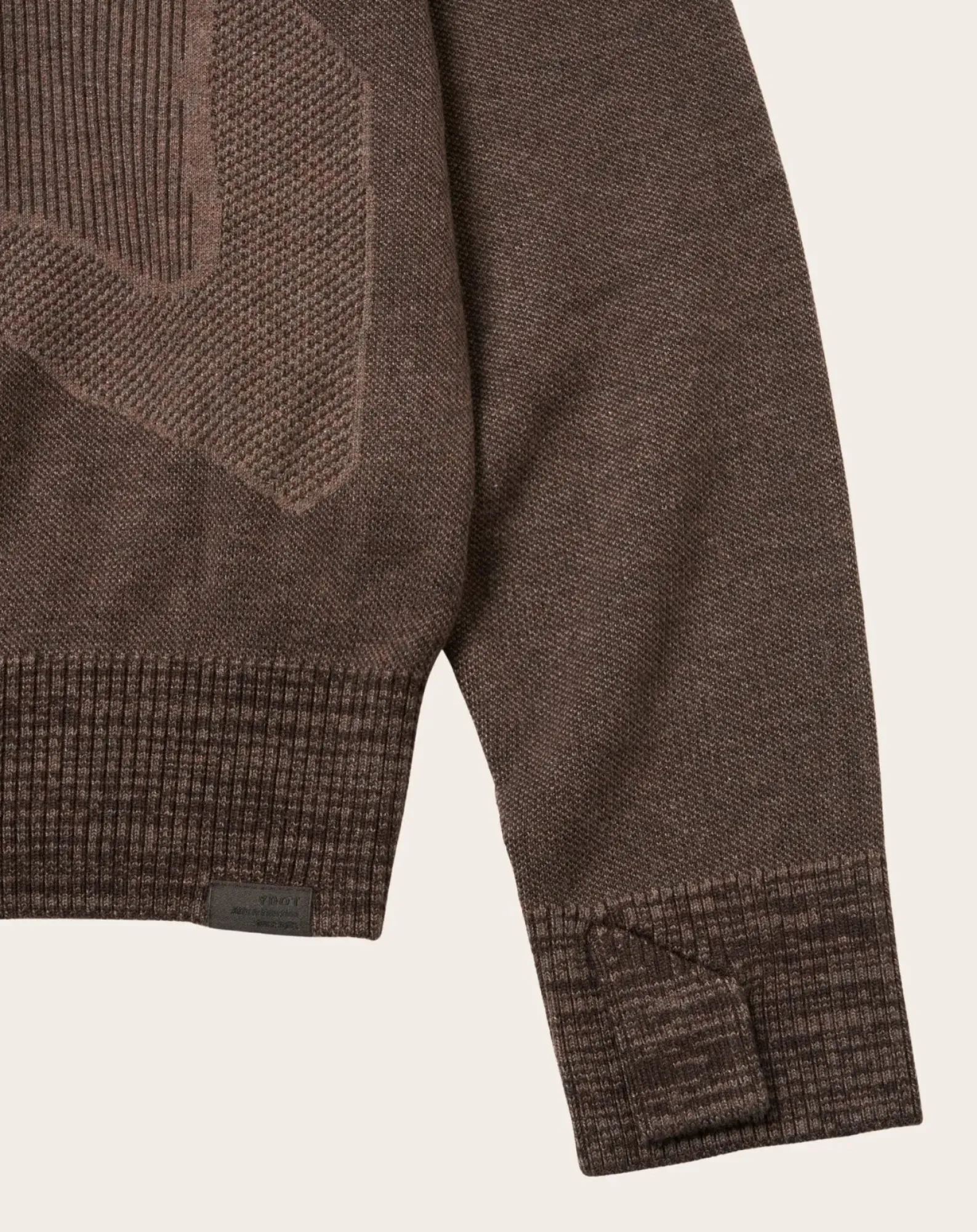 YDOT Pulls, Gilets-Thermal Knit Crewneck Sweater Marron