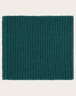 Bompard Echarpes, Foulards-12-thread Cashmere Rib Choker Vert Cèdre