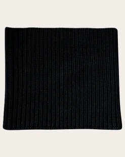 Bompard Echarpes, Foulards-12-thread Cashmere Rib Choker Noir