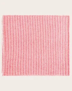 Bompard Echarpes, Foulards-12-thread Cashmere Rib Choker Rose bonbon