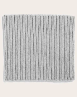 Bompard Echarpes, Foulards-12-thread Cashmere Rib Choker Gris argent