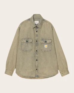 Carhartt WIP Chemises-Tigan Smithtown Overshirt Bleu délavé