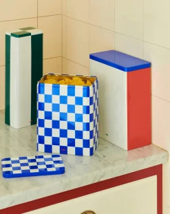 Hay Rangements-Tin storage box Vert foncé