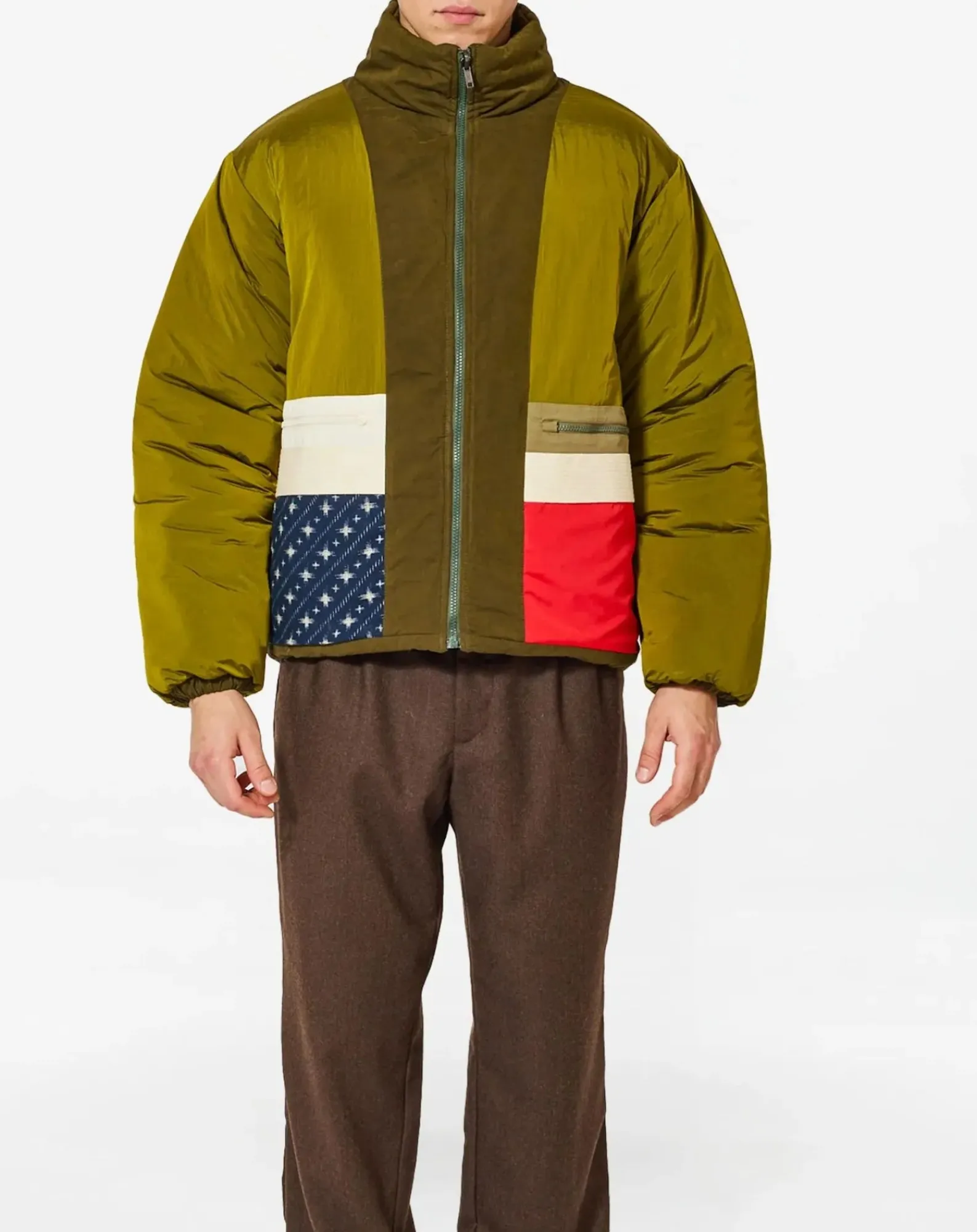 Homecore Vestes, Manteaux-Tobias Peach Jacket Vert kaki