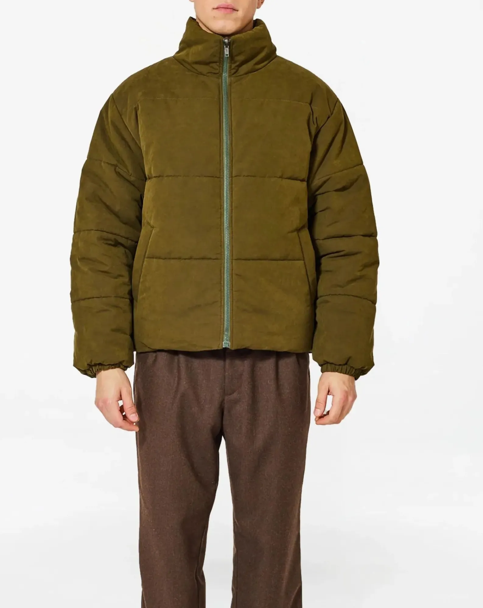 Homecore Vestes, Manteaux-Tobias Peach Jacket Vert kaki