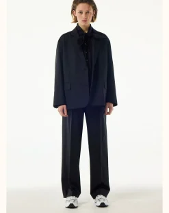 BELLEPIECE Blouses, Chemises-Tom Cotton Poplin Blouse Noir