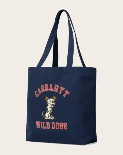 Carhartt WIP Sacs Week-End-Tote Bag Canvas Graphic Bleu foncé