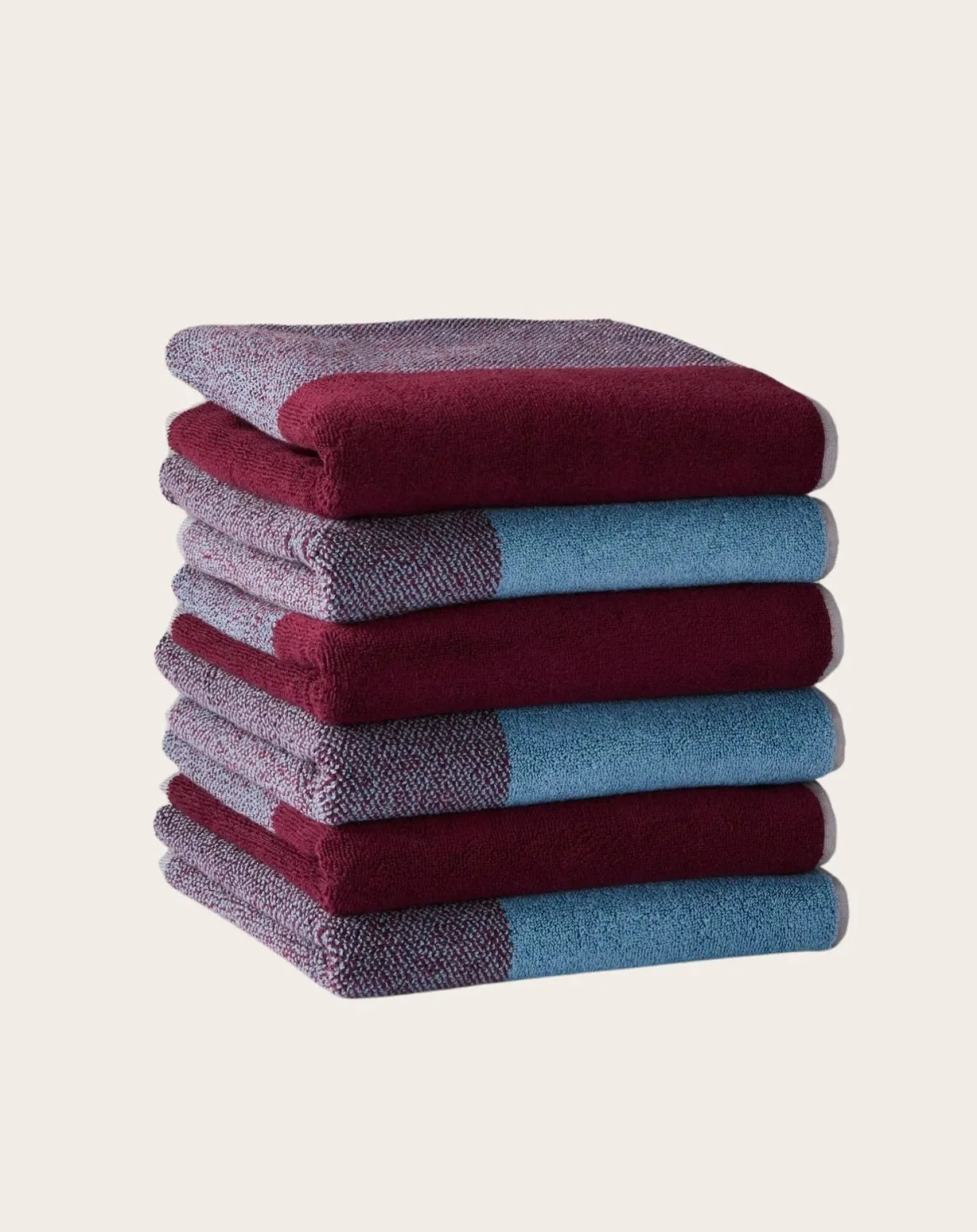 Suite 702 Linge De Bain-Towels, Lex Pott - Set of 2 Bordeaux