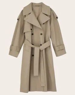 Skall Studio Vestes, Manteaux-Trench Mahsa Organic Cotton Gris vert