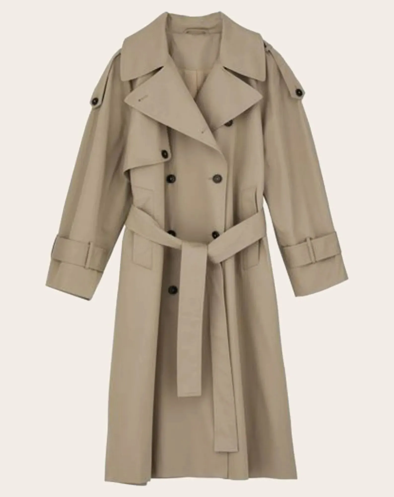 Skall Studio Vestes, Manteaux-Trench Mahsa Organic Cotton Gris vert
