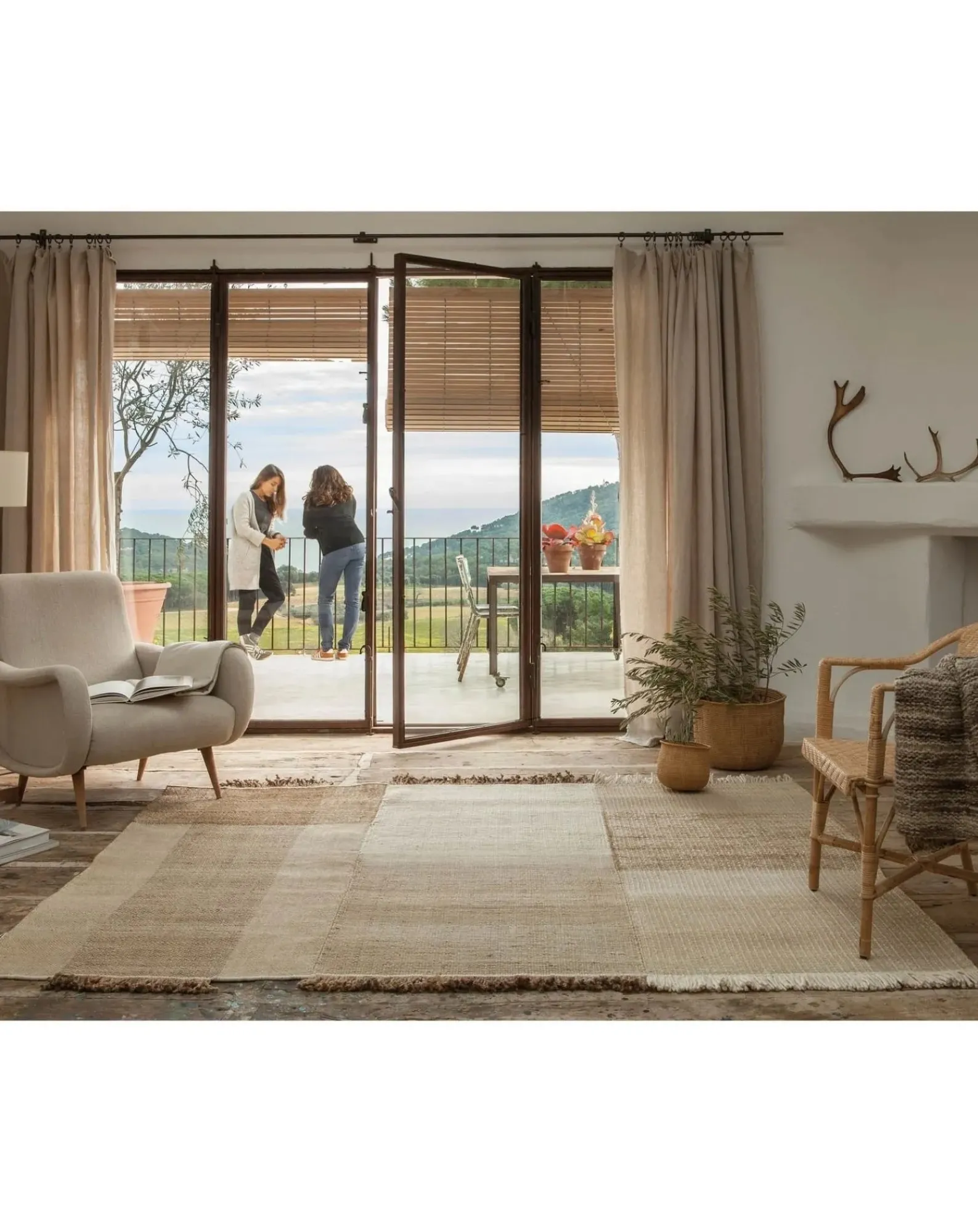 Nanimarquina Tapis-Tres Vegetal Rug, Elisa Padrón Naturel