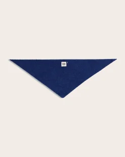 Homecore Echarpes, Foulards-Triangular Alpaca Scarf Bleu foncé
