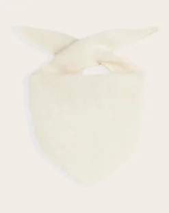 Homecore Echarpes, Foulards-Triangular Alpaca Scarf Crème