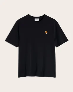 Maison Kitsuné Tee-Shirts, Polos-T-Shirt Fox Head Cotton Noir