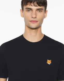Maison Kitsuné Tee-Shirts, Polos-T-Shirt Fox Head Cotton Noir