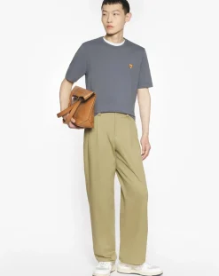 Maison Kitsuné Tee-Shirts, Polos-T-Shirt Fox Head Cotton Gris foncé