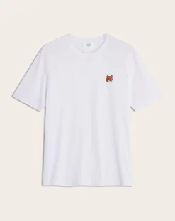 Maison Kitsuné Tee-Shirts, Polos-T-Shirt Fox Head Cotton Blanc