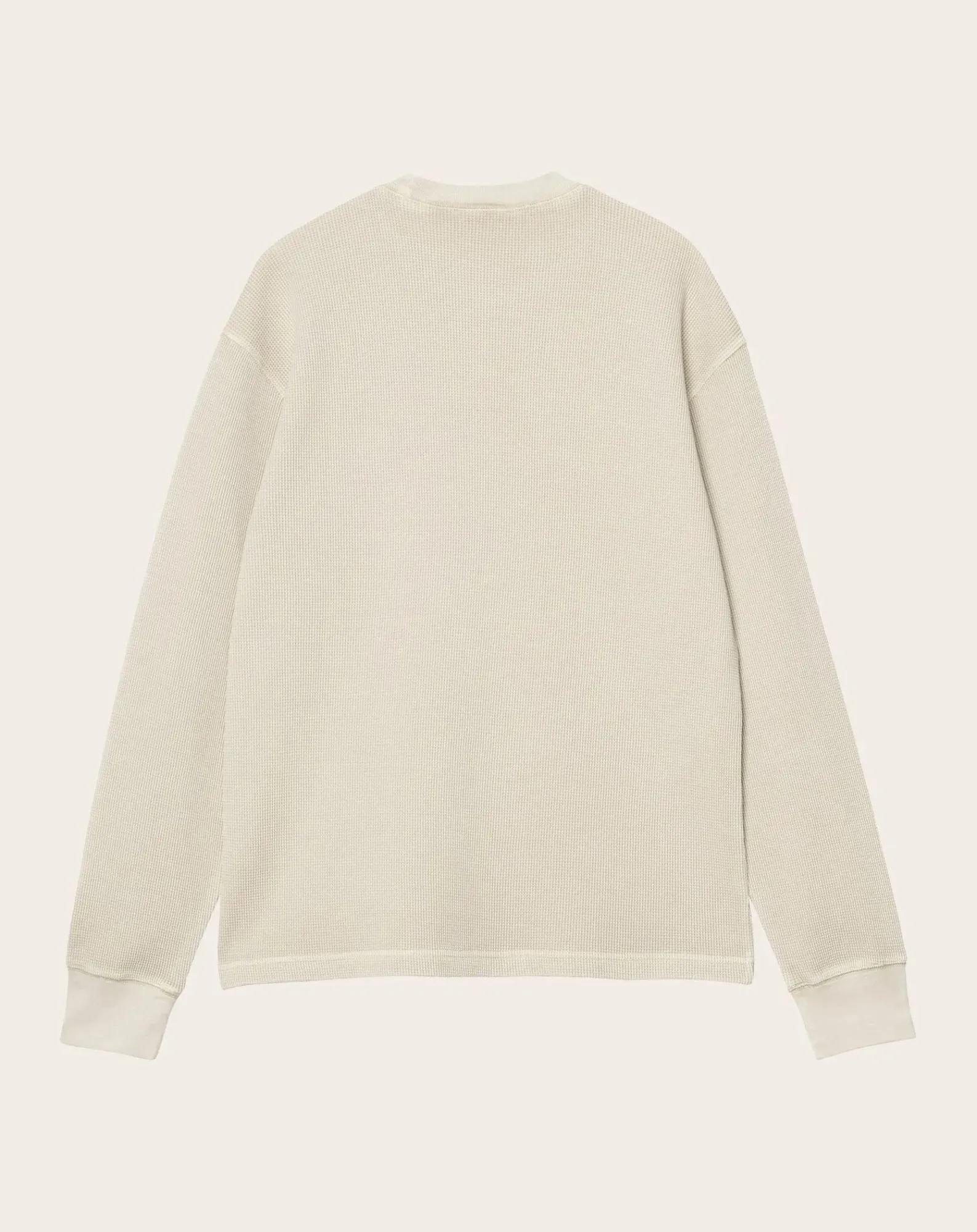 Carhartt WIP Tee-Shirts, Polos-T-Shirt L/S Vista Waffle Blanc cassé