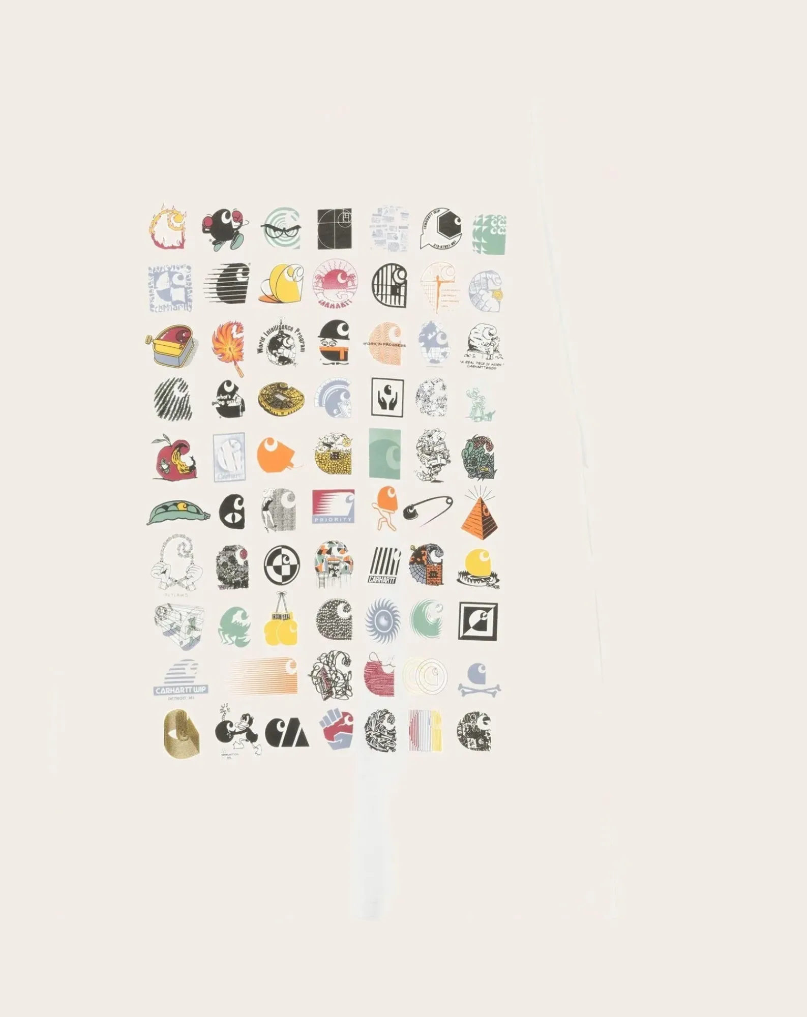 Carhartt WIP Tee-Shirts, Polos-T-Shirt S/S C Logo Archive Blanc