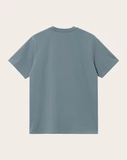 Carhartt WIP Tee-Shirts, Polos-T-Shirt S/S Chase Bleu Glacier