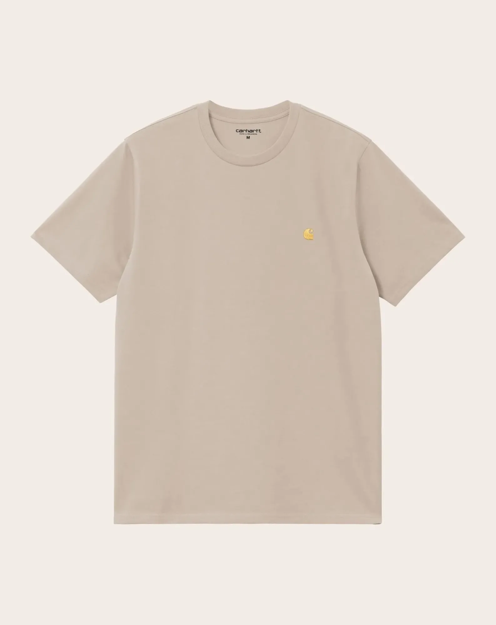 Carhartt WIP Tee-Shirts, Polos-T-Shirt S/S Chase Blanc cassé