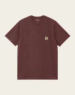 Carhartt WIP Tee-Shirts, Polos-T-Shirt S/S Pocket Marron