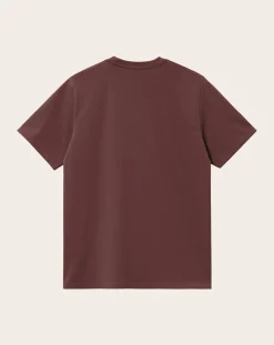 Carhartt WIP Tee-Shirts, Polos-T-Shirt S/S Pocket Marron