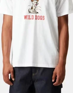 Carhartt WIP Tee-Shirts, Polos-T-Shirt S/S Wild Dog Blanc