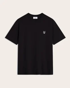 Maison Kitsuné Tee-Shirts, Polos-T-Shirt Tête De Renard Coton Confort Noir