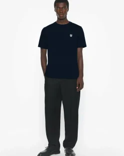 Maison Kitsuné Tee-Shirts, Polos-T-Shirt Tête De Renard Coton Confort Noir