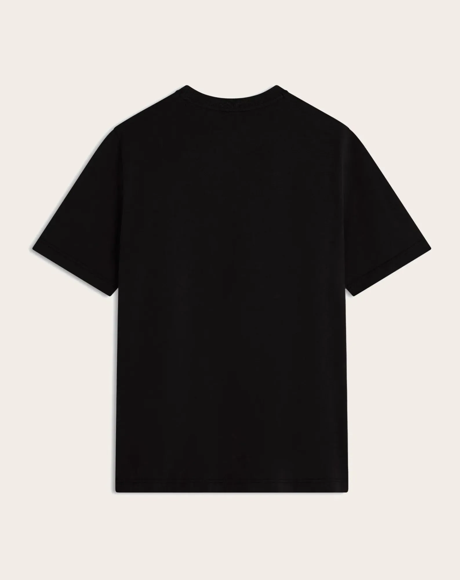 Maison Kitsuné Tee-Shirts, Polos-T-Shirt Tête De Renard Coton Confort Noir