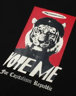 TEE LIBRARY Tee-Shirts, Polos-T-Shirt What I like-Vote cotton Noir