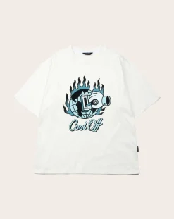 TEE LIBRARY Tee-Shirts, Polos-T-Shirt What life is-Cool Off cotton Blanc