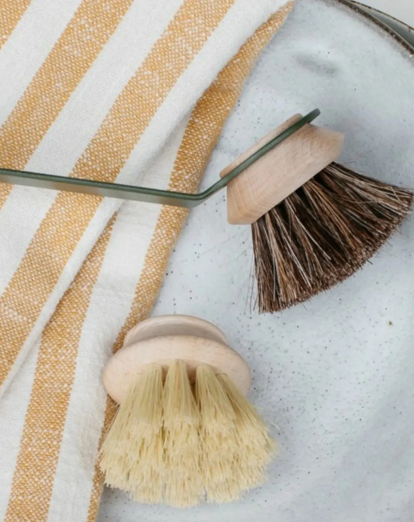 Andrée Jardin Nettoyage, Entretien-Tête brosse medium pour Manche Super vaisselle Naturel
