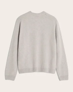Maison Kitsuné Pulls, Gilets-Tête De Renard Comfort Wool Sweater Beige