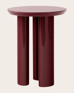 & Tradition Tables, Bureaux-Tung JA3 Side Table Rouge foncé