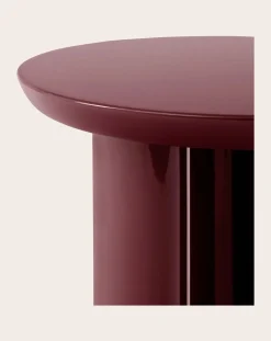 & Tradition Tables, Bureaux-Tung JA3 Side Table Rouge foncé